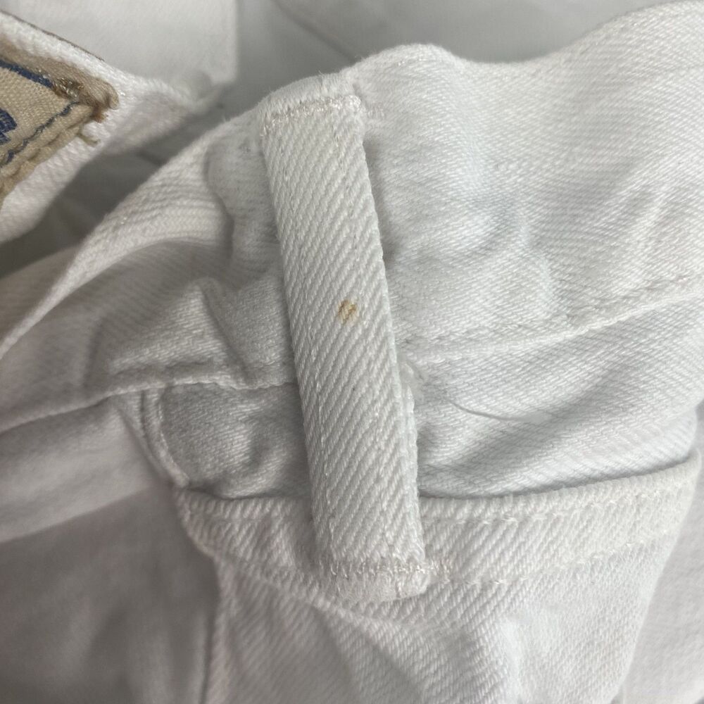 Polo Ralph Lauren Jeans 38x32 Mens White Straight Leg Pockets Casual - Picture 13 of 16